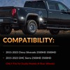 LED Dually Bed Fender Side Marker Lights For 2015-2023 Chevy