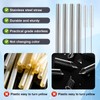 2Pcs Replacement Metal Straws for Ninja BlendBOSS