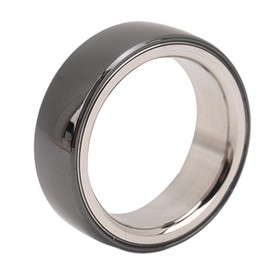 Cocoarm Smart Ring Health , IP68 Waterproof Bluetooth Fitness Rings, Sleep Heart Rate Oxygen for Men Women Exercise Leisure (Black, NO 20)