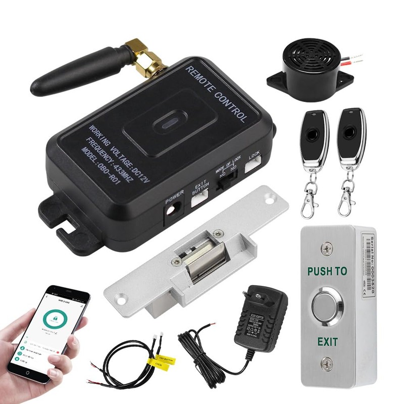 ReaIOKbii WiFi Tuya Door Access Control Kit, Home Security System,
