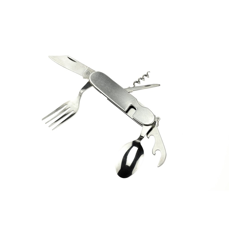 SE KC5006S 7-in-1 Multi-Function Camping Tool Stainless Steel