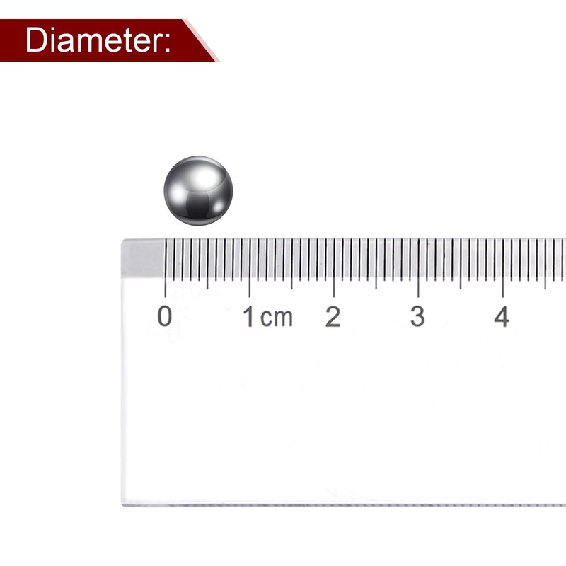 QUARKZMAN Precision Balls 8 mm Diameter 316L Stainless Steel for