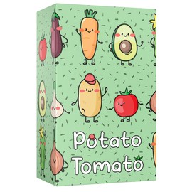 Potato Tomato • Quick Card Game for Children and Adults • Travel Game • Board Game for Families • Ages 6+ • 2-4 Players • 30 Minutes