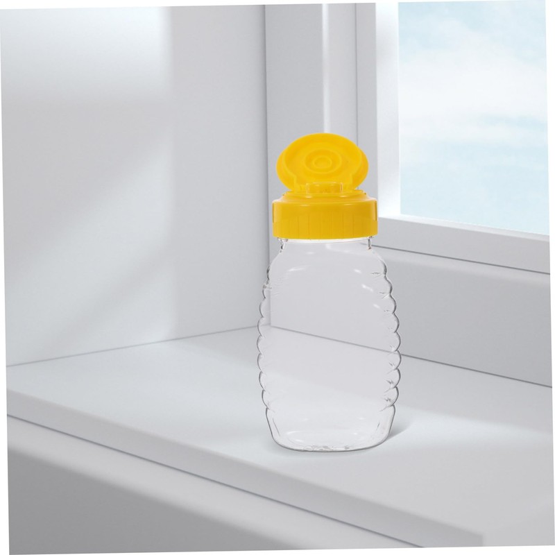 BIUDECO 108ml Squeeze Honey Bottle Dispenser Flip Lid Leakproof Containers