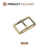 SUIKIHUM 4 Pack Roller Belt Buckle, 0.6 Inch Single Prong