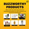 Mann Lake Local Honey Label, Transparent Sticker, Fits Flip Top