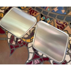 Dirtroad Racing Set of 2 XR PIT BIKE SLANTED RECTANGLE RACING  NUMBER PLATES 7”x8.5”032"3/1