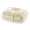 DecoKing Cuddly Microfiber Blanket Bedspread Fleece Faux Fur Blanket Fluffy