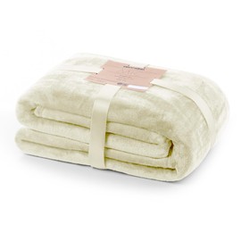 DecoKing Cuddly Microfiber Blanket Bedspread Fleece Faux Fur Blanket Fluffy and Soft Microfiber Blanket