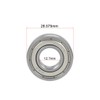 sourcing map Deep Groove Ball Bearings R8ZZ Shielded Bearings 1/2
