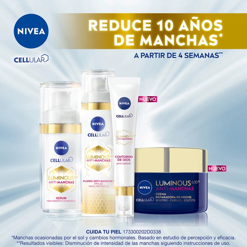 Kit - Nivea Luminous 630 Antimanchas Serum + Crema De
