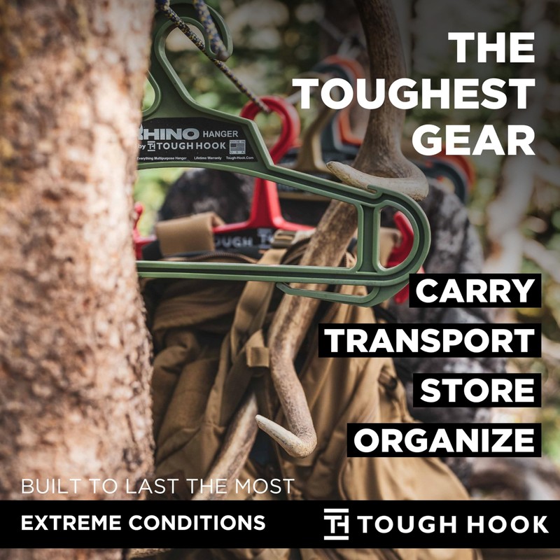 Rhino Tough Hook Heavy Duty Clothes Hangers – Made in