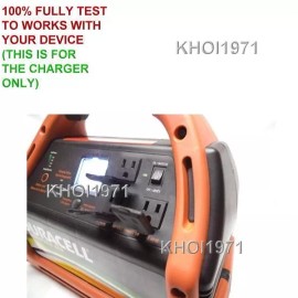 KHOI1971 CAR charger power adapter for Duracell Power Pack 600 Car Jump Starter