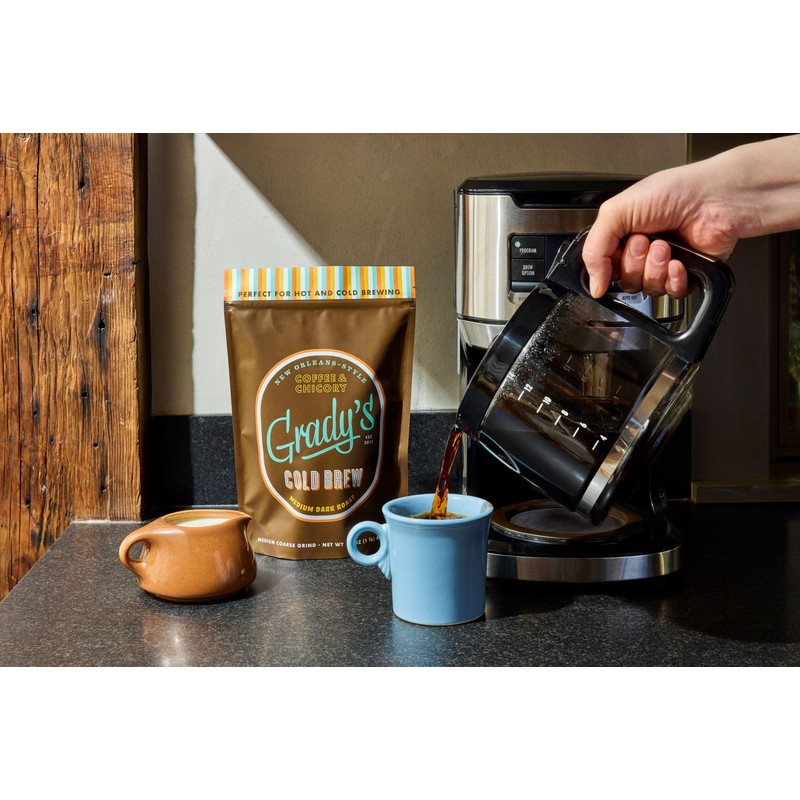 GRADY'S COLD BREW, New Orleans Style, 100% Arabica Medium Dark