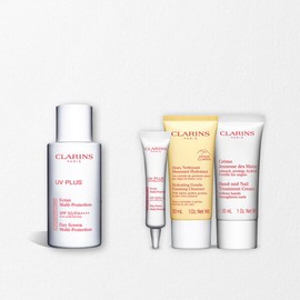 Clarins (현대백화점)클라랑스 UV 플러스 선크림 50ml 세트(디럭스+3종) (Hyundai Department Store) Clarins UV Plus Sun Cream 50ml Set (Deluxe + 3 Types)