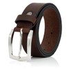 LINDENMANN Leather Belt Men/Men's Belt, Full Cowhide Leather Belt, XXL,
