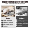 2Pcs Small Microfiber Dish Drying Mat, Absorbent Dish Drainer Mats