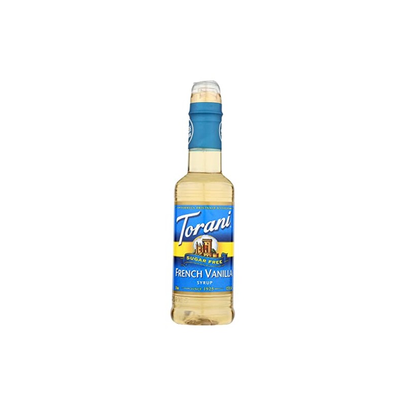 Torani French Vanilla Syrup, Sugar Free, 12.7 Fluid Ounces (Pack