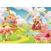 Qian Lollipop Backdrops Cartoon Candy Photo Rainbow Studio Props Booth