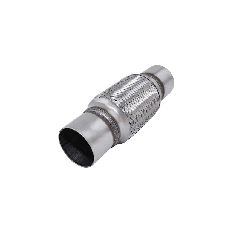 TAKPART 2.5" x 6" Exhaust Flex Pipe, Double Braided Exhaust