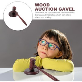 STOBOK 1 SET COMFORT GRIPS WOOD GAVELS Judge Mallet Auction Hammer Judge Gavel and Block Judge Gavel Judge Hammer Court Hammer Auction Sale