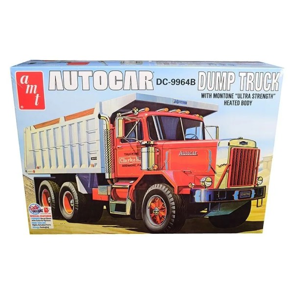 AMT Skill 3 Model Kit Autocar DC-9964B Dump Truck 1/25