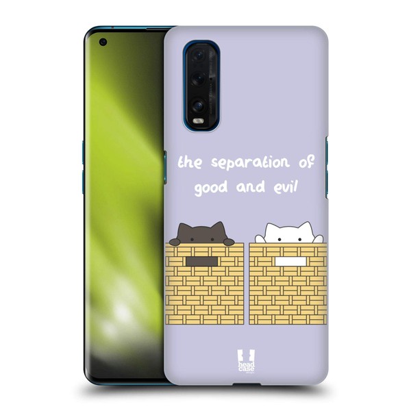 Head Case Designs Good and Evil Ceiling Cat Vs Basement