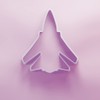 Jet Fighter Cookie Cutter - 3 Sizes