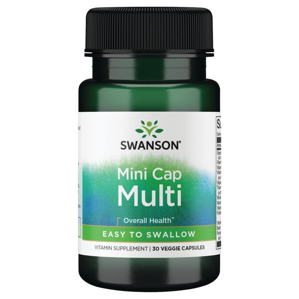 Swanson Daily Multivitamin Without Minerals 30 Veg Capsules
