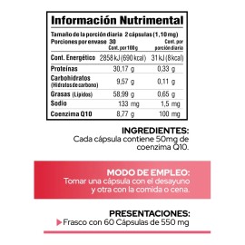 PRONAT Coenzima Q10 ULTRA 💥 | 60 Cápsulas | Energía Celular y Salud Cardiaca