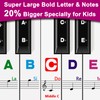 Piano Keyboard Stickers for Beginners Removable Piano Stickers for Keys