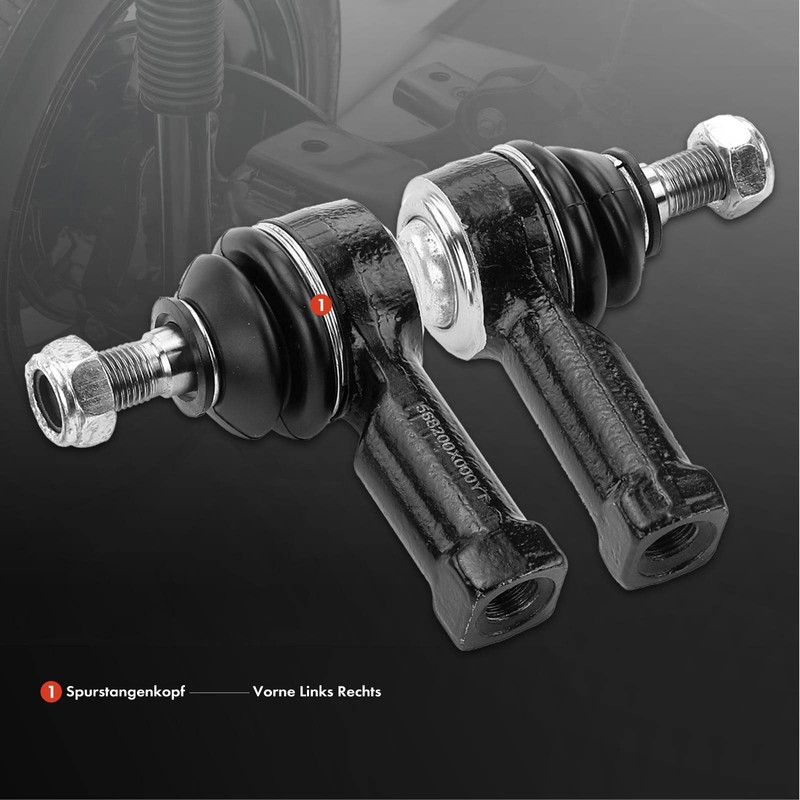 Frankberg 2 x Tie Rod End Front Axle Compatible with