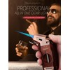 Butane Torch Lighter with V Cutter, Windproof Jet Flame Lighter