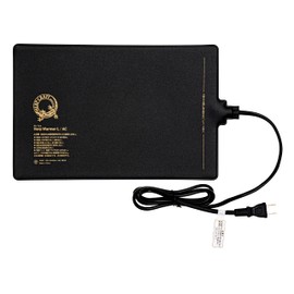 SUDO Reptile Panel Heater, Approx. 177°F (45°C), Pet Safe, Waterproof, IP67, Seat Heater, Temperature Control, PTC, Sides, Heat Prevention, Energy Saving (L(7.9 x 12.9 inches (20 x 32.8 cm))