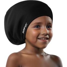 AMFUN Extra Large Swimming Cap Kids Long Hair Unisex Swimming Cap Girls Boys for Thick, Curly Hair and Weaves Afro Hair, Long Dreadlocks Braids