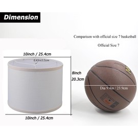 Set of 2 Small lampshades 10 inch for Table lamps and Nightstand Lamps,Assembly Required,Small Drum lamp shade Spider Fitter, Handcrafted Natural Linen lamp shades (White, 10"x10"x8")