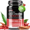 THINBI 2-PK Colon Cleanse Berberine Supplement 1500mg - 2 Pack