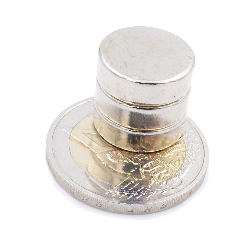 Aprilheld 15 Disc Magnets 15 x 5 mm N52 Strongest