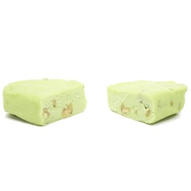 Oh Fudge - Pistachio Nut Fudge 1/2 Pound - The Oh Fudge Co. Creamy, Smooth, and Rich Flavored Pistachio with Whole Walnuts