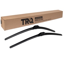 TRQ Premium Windshield Wiper Blades 22 & 22 Inch Silicone Coated & Water Repellent Wipers for Front Windshield Replacement Wiper Blades for Vehicle, Easy-Install Wipers with All-Season Performance