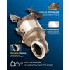 PHILTOP Front Catalytic Converter Direct-Fit Replacement For 2011-2015 Cruze 1.4L,