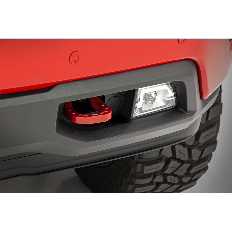 Rough Country Upgraded Forged Tow Hooks (fits) 2019-2020 Chevy Silverado