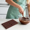 Vyooxcy 2 Pack Chocolate Bar Mold Silicone 10"x6.7", Deep Candy