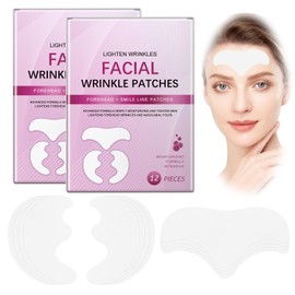Bettinay 24 PCS Forehead Wrinkle Patches, Anti Wrinkle Patches for Face Overnight, Forehead Lines Remover