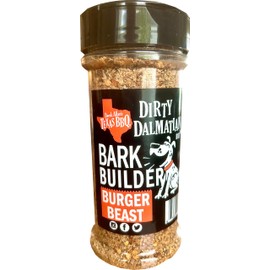 Dirty Dalmatian Burger Beast Rub Seasoning | Great on Burgers, Steaks, Beef, Pork Chops, Chicken, All Spice | Meat Seasoning Dry Rub & Grilling Spices | Best Barbecue Rubs | Keto, Gluten Free, No MSG, No Sugar | 13oz Shaker Bottle By Volume