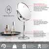 Mirrorvana Espejo de Mesa con Aumento 10X y Giro 360°