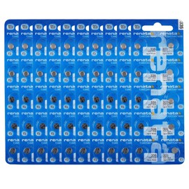 Renata 335 SR512SW Batteries - 1.55V Silver Oxide 335 Watch Battery (100 Count)