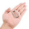 sourcing map Metal Rectangle Ring Buckles 38x15mm for Bags Belts