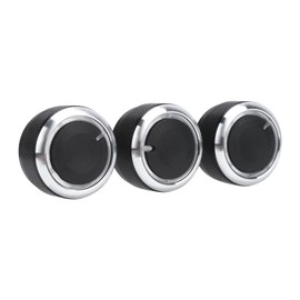 Climate Control Button, Anti-slip Air Conditioning Button, 3pcs/Set for Car