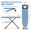 KINGBOARD Ironing Board, Compact Iron Board Full Size with Extra